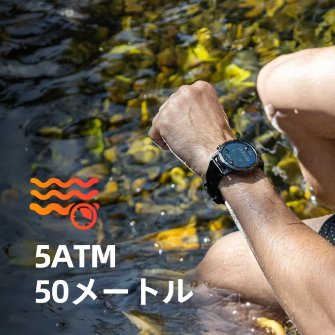 AGM Watch Legion Pro｜オフライン現在地確認* 軍事認証 GPSスマートウッチ＋9日連続駆動