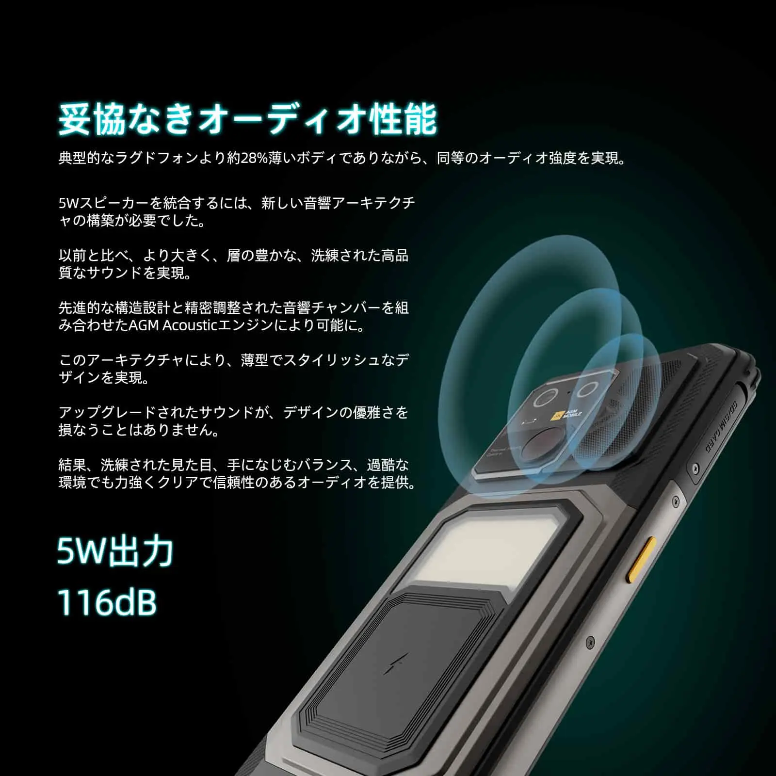 AGM G3 Pro|サーマルカメラ搭載 超堅牢スマートフォン 10,000mAh大電池 & 5G対応